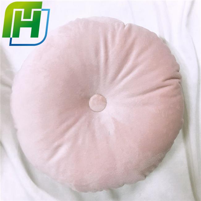 baby velvet round cushion