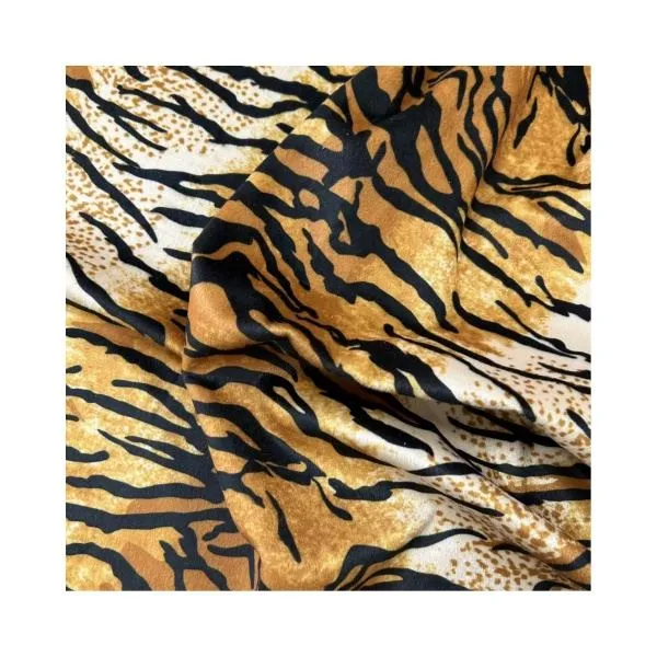 Various Tiger/giraffe/zebra Design Animal Print Velboa Minky Fabric For Sofa And Furniture