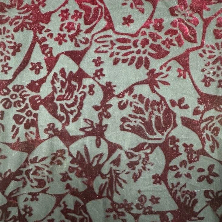 Burnout Stretch Velvet Fabric