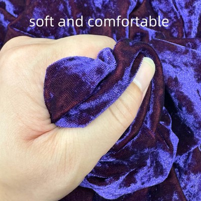Crushed velvet fabric Crushed velvet fabric