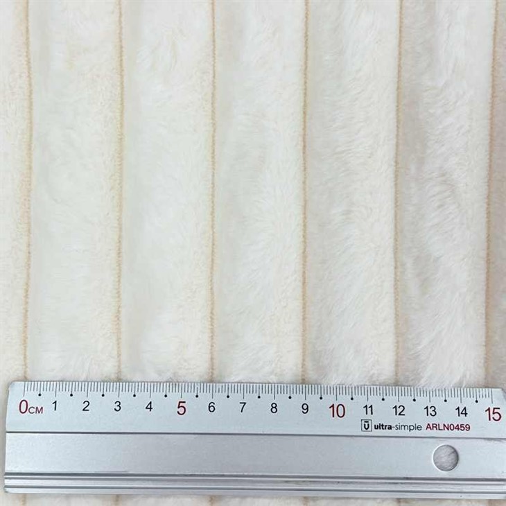 Striped Shaggy Fabric