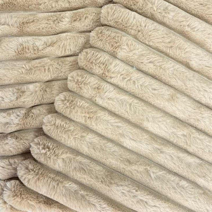 Striped Shaggy Fabric